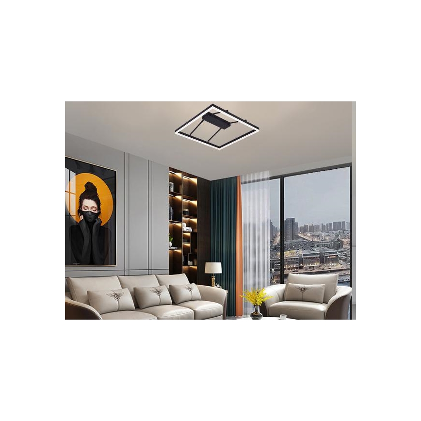 Plafonnier LED dimmable (à montage en surface) 55W/230V 3000-6500K + télécommande