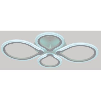 Plafonnier LED dimmable TRIESTE LED/52W/230V + télécommande