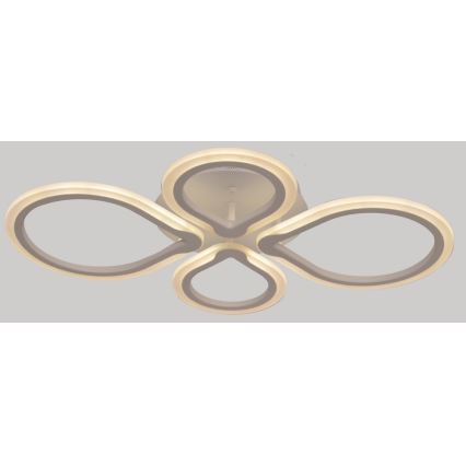 Plafonnier LED dimmable TRIESTE LED/52W/230V + télécommande