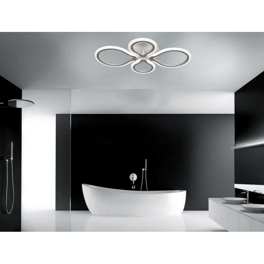 Plafonnier LED dimmable TRIESTE LED/52W/230V + télécommande