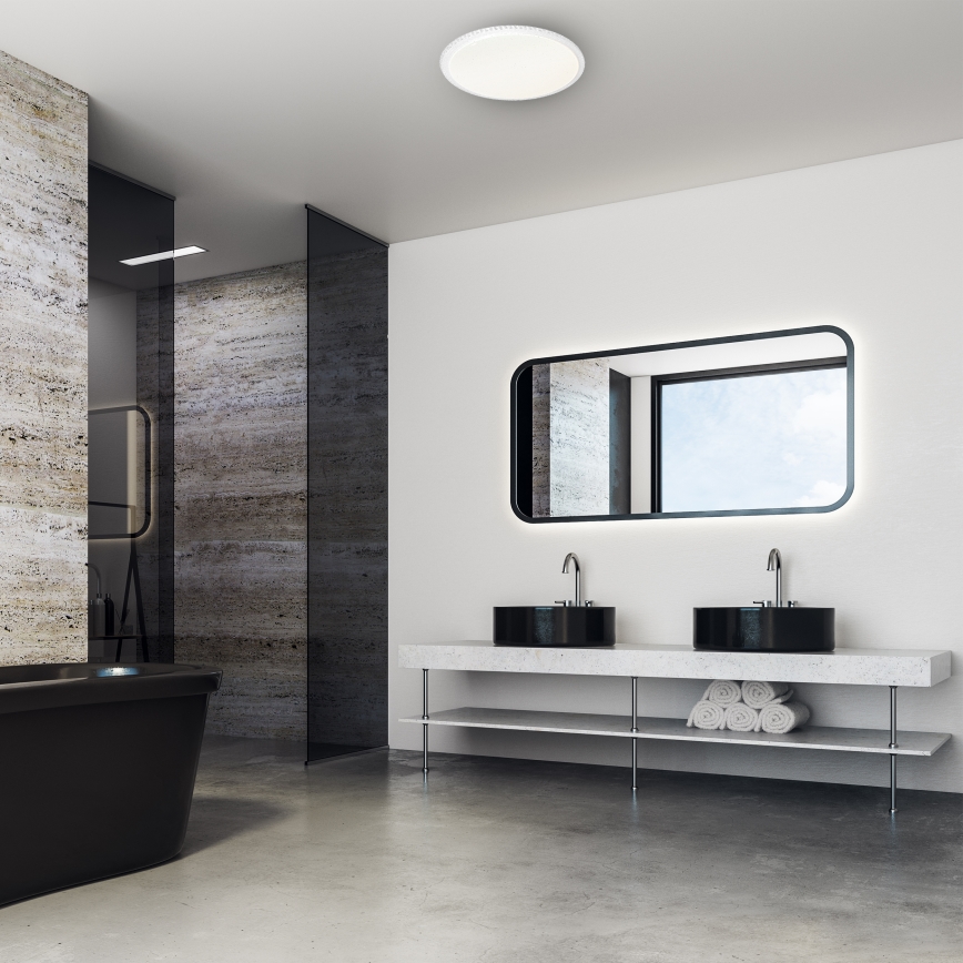 Plafonnier LED dimmable CRUZ LED/40W/230V 2000lm + télécommande