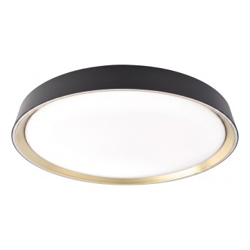 Plafonnier LED dimmable ILVI LED/30W/230V 2700-6500K Ø 40 cm noir/laiton + télécommande