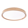 Plafonnier LED dimmable ILVI LED/45W/230V 2700-6500K Ø 50 cm beige + télécommande