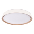 Plafonnier LED dimmable ILVI LED/45W/230V 2700–6500K Ø 50 cm blanc/beige + télécommande