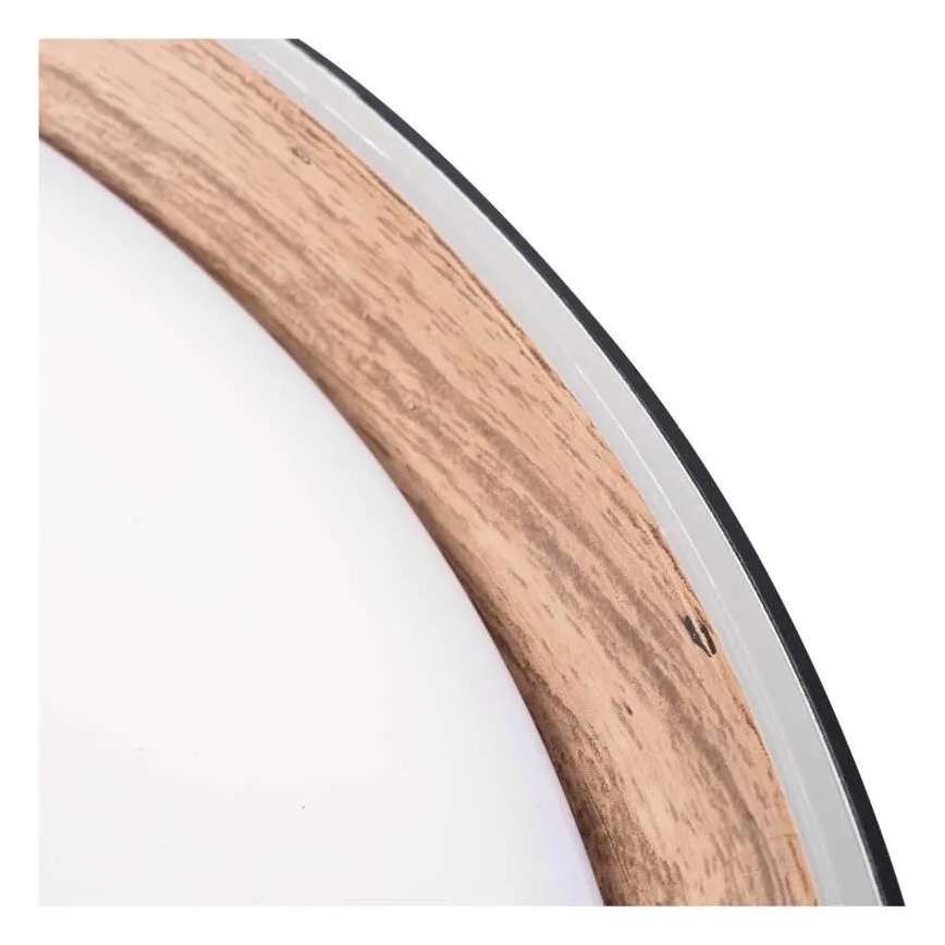 Plafonnier LED dimmable ILVI LED/45W/230V 2700-6500K Ø 50 cm noir/beige + télécommande