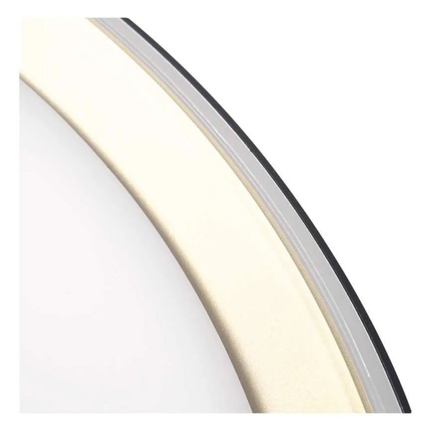Plafonnier LED dimmable ILVI LED/45W/230V 2700–6500K Ø 50 cm noir/laiton + télécommande