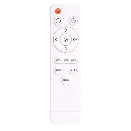Plafonnier LED dimmable KERN LED/100W/230V 3000/4000/6000K Ø 100 cm noir + télécommande