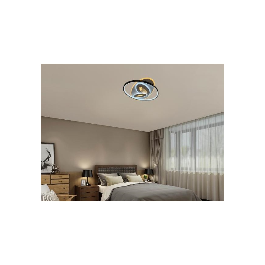 Plafonnier LED dimmable LED/105W/230V 3000-6500K + télécommande