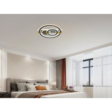 Plafonnier LED dimmable LED/120W/230V 3000-6500K + télécommande