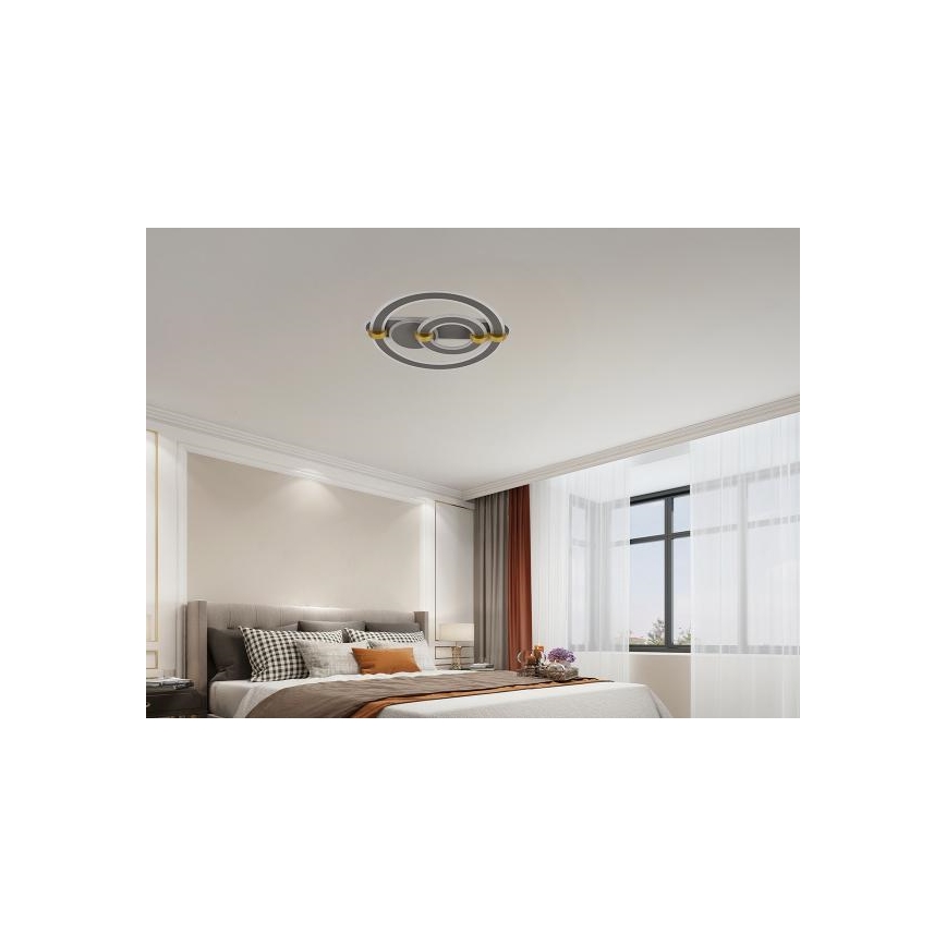 Plafonnier LED dimmable LED/120W/230V 3000-6500K + télécommande