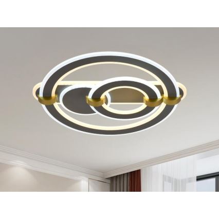 Plafonnier LED dimmable LED/120W/230V 3000-6500K + télécommande