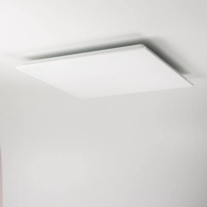 Plafonnier LED dimmable LED/35W/230V 2700-6500K 62x62 cm blanc + télécommande