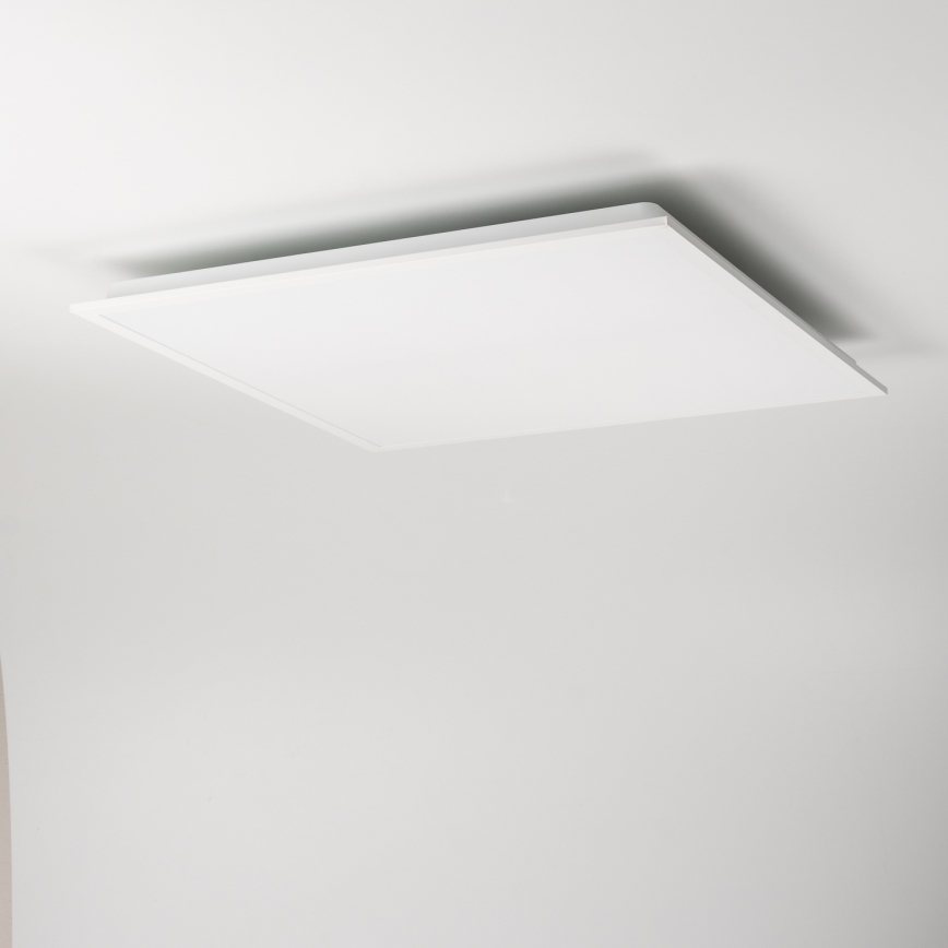 Plafonnier LED dimmable LED/35W/230V 2700-6500K 62x62 cm blanc + télécommande