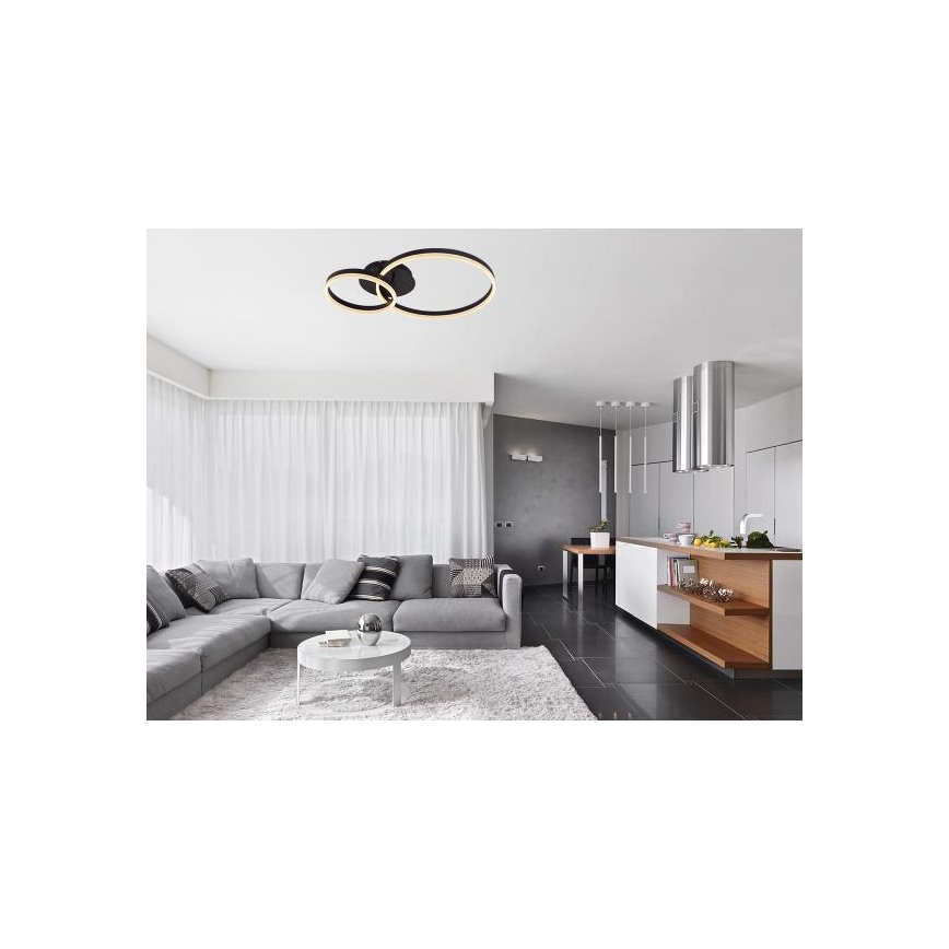 Plafonnier LED dimmable LED/55W/230V 3000-6500K + télécommande