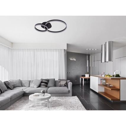 Plafonnier LED dimmable LED/55W/230V 3000-6500K + télécommande
