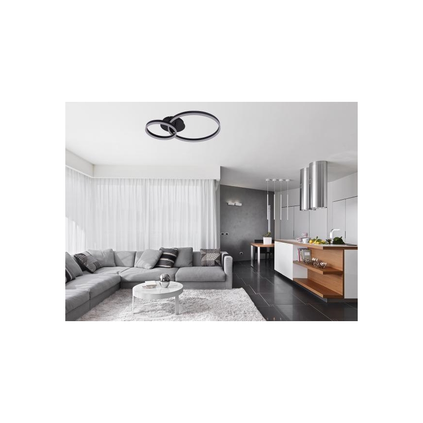 Plafonnier LED dimmable LED/55W/230V 3000-6500K + télécommande