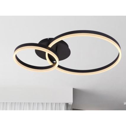 Plafonnier LED dimmable LED/55W/230V 3000-6500K + télécommande