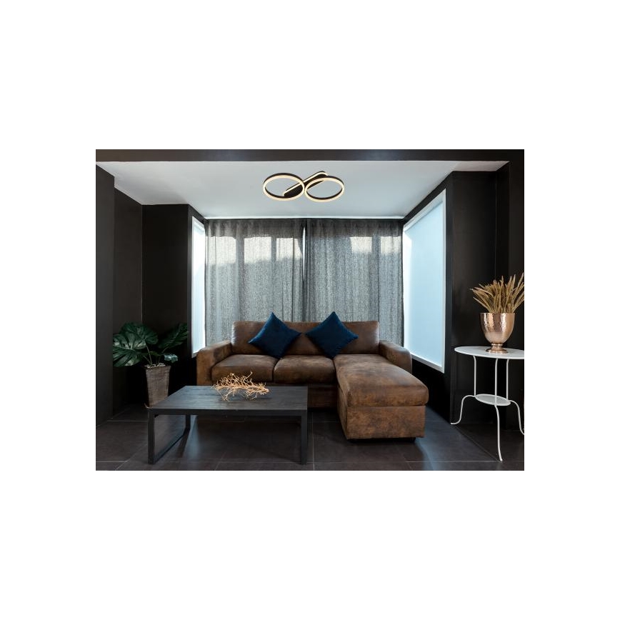 Plafonnier LED dimmable LED/60W/230V 3000-6500K + télécommande