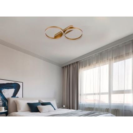 Plafonnier LED dimmable LED/60W/230V 3000-6500K + télécommande