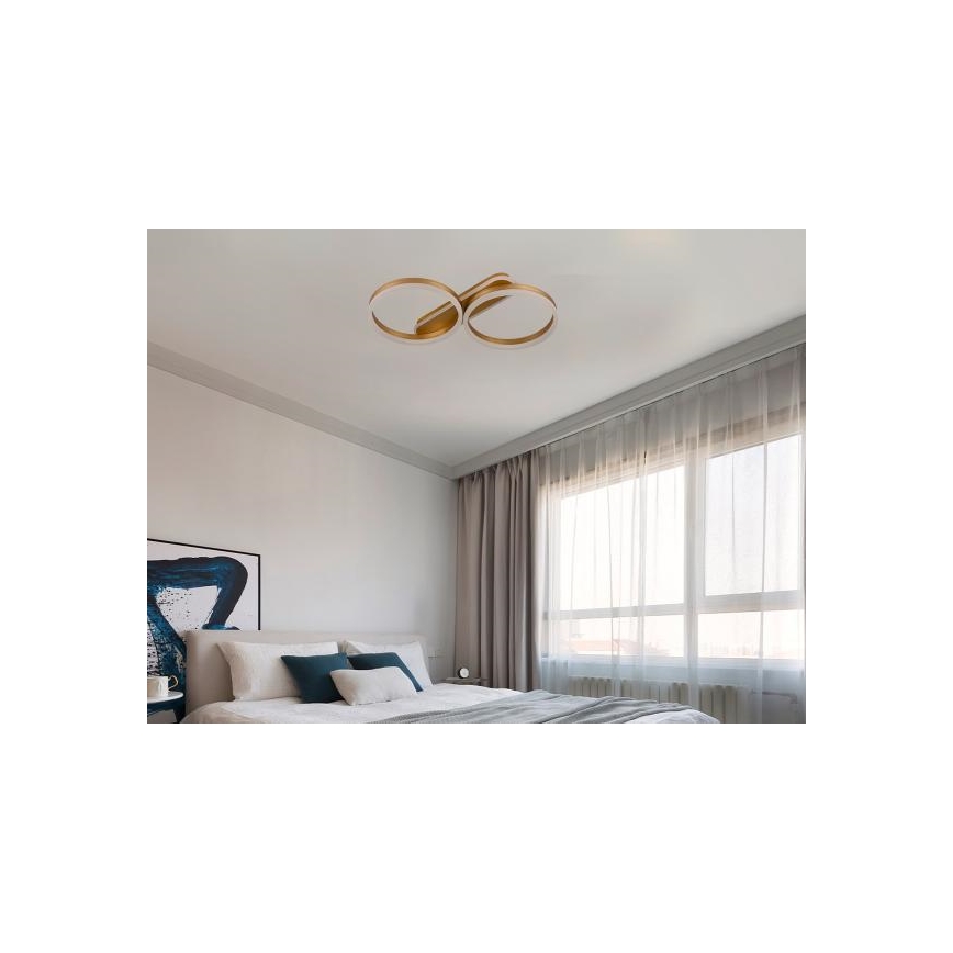 Plafonnier LED dimmable LED/60W/230V 3000-6500K + télécommande