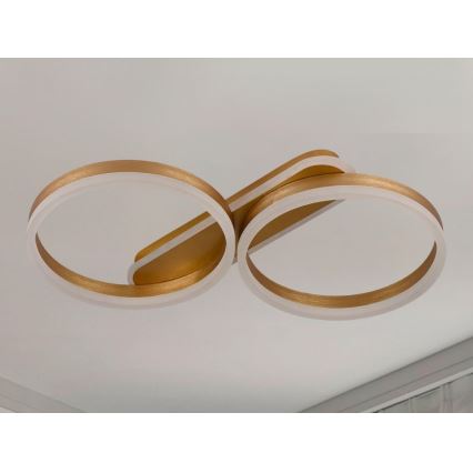 Plafonnier LED dimmable LED/60W/230V 3000-6500K + télécommande