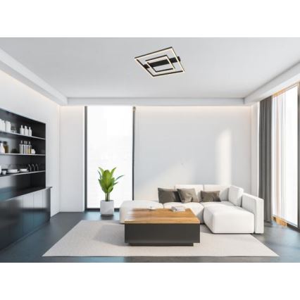 Plafonnier LED dimmable LED/70W/230V 3000-6500K + télécommande