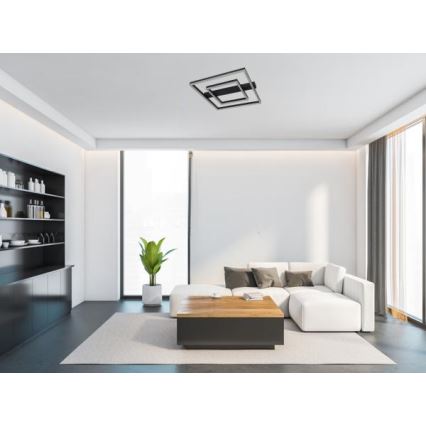 Plafonnier LED dimmable LED/70W/230V 3000-6500K + télécommande