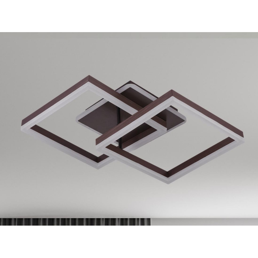 Plafonnier LED dimmable LED/80W/230V 3000-6500K + télécommande