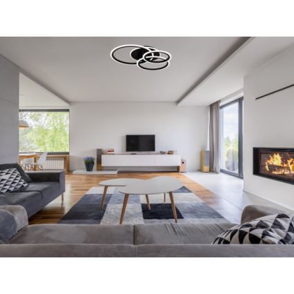 Plafonnier LED dimmable LED/90W/230V 3000-6500K + télécommande
