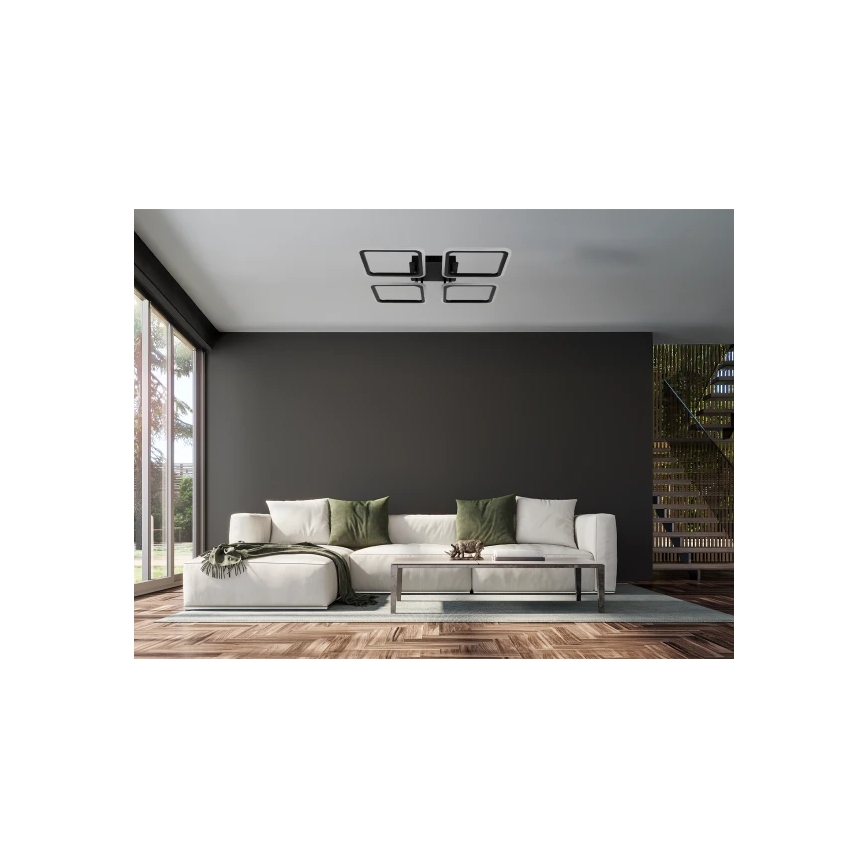 Plafonnier LED dimmable LED/95W/230V 3000-6500K + télécommande