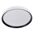 Plafonnier LED dimmable LIXAN LED/47W/230V 3000-6500K Ø 38,6 cm blanc/noir + télécommande