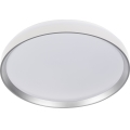 Plafonnier LED dimmable LIXAN LED/65W/230V 3000–6500 K Ø 48,6 cm blanc/argenté + télécommande