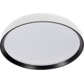 Plafonnier LED dimmable LIXAN LED/65W/230V 3000-6500K Ø 48,6 cm blanc/noir + télécommande
