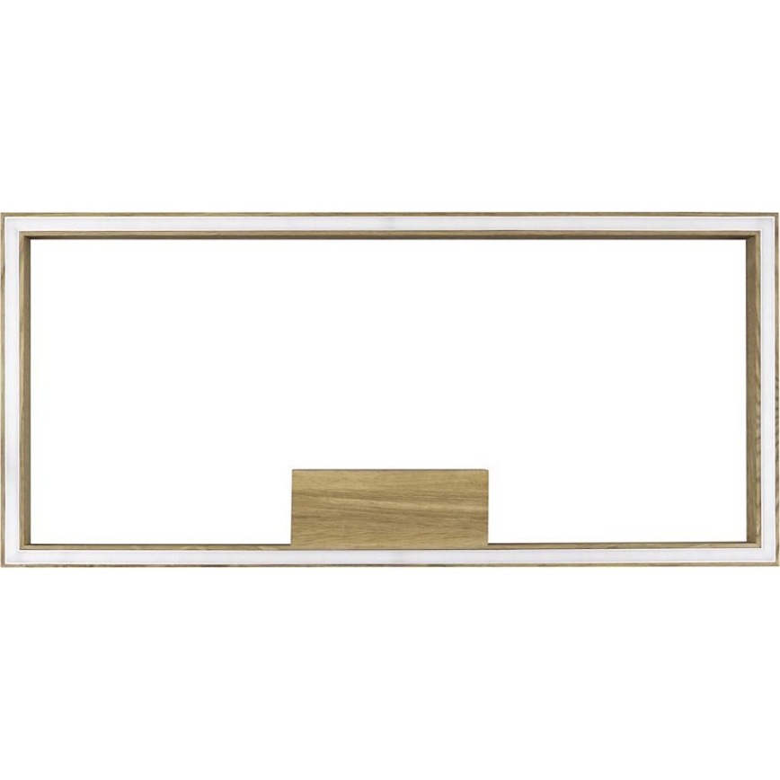 Plafonnier LED dimmable RAMME LED/34W/230V chêne mat + télécommande