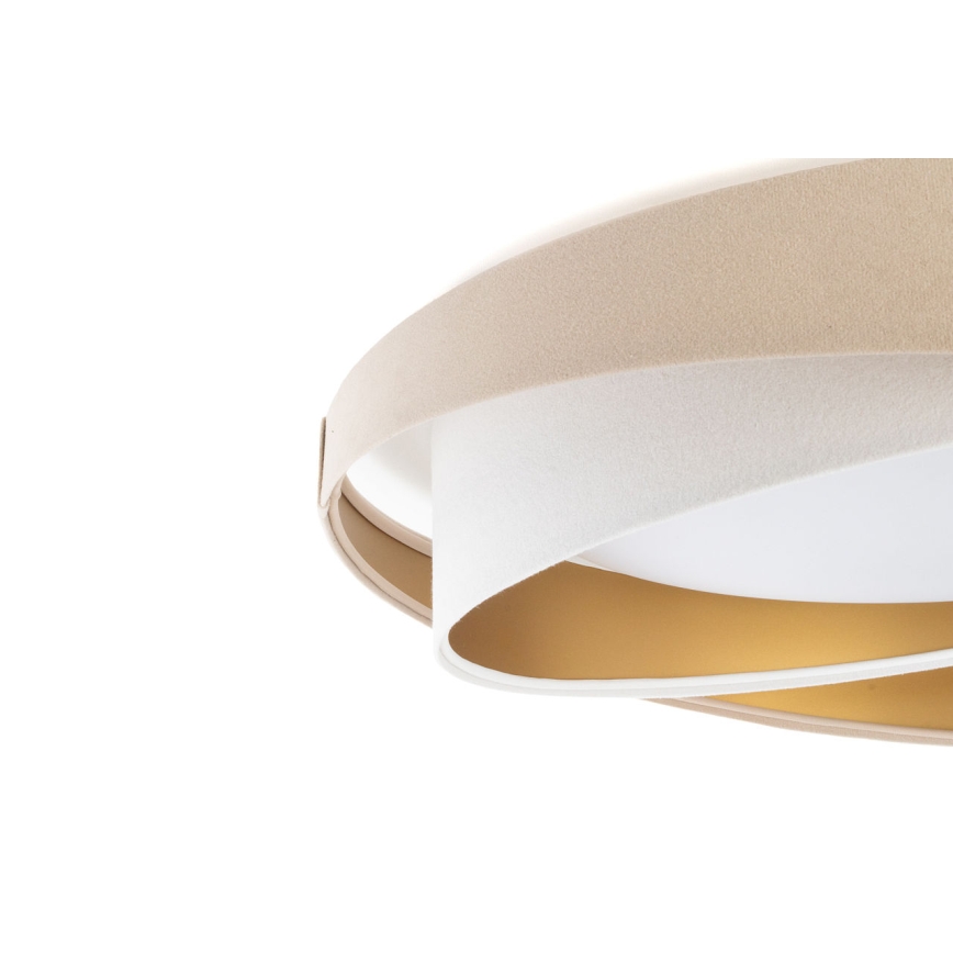 Plafonnier LED à intensité variable SMART GALAXY MODERN LED/24W/230V 3000-6500K Ø 55 cm beige/blanc/doré + télécommande
