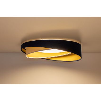 Plafonnier LED dimmable SMART GALAXY MODERN LED/24W/230V 3000-6500K Ø 55 cm bleu/blanc/doré + télécommande
