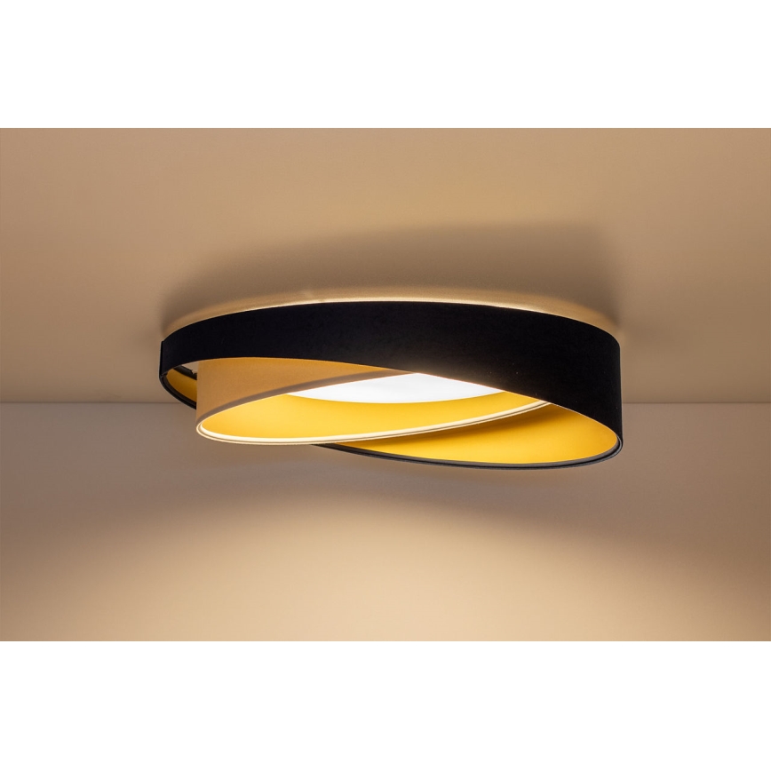 Plafonnier LED dimmable SMART GALAXY MODERN LED/24W/230V 3000-6500K Ø 55 cm bleu/blanc/doré + télécommande
