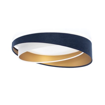 Plafonnier LED dimmable SMART GALAXY MODERN LED/24W/230V 3000-6500K Ø 55 cm bleu/blanc/doré + télécommande