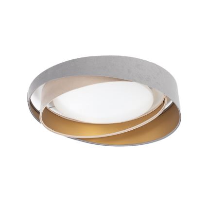 Plafonnier LED dimmable SMART GALAXY MODERN LED/24W/230V 3000-6500K Ø 55 cm gris/beige/doré + télécommande