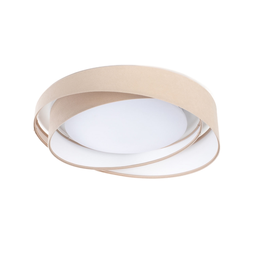 Plafonnier LED dimmable SMART GALAXY MODERN LED/24W/230V 3000-6500K Ø 55 cm beige/blanc + télécommande