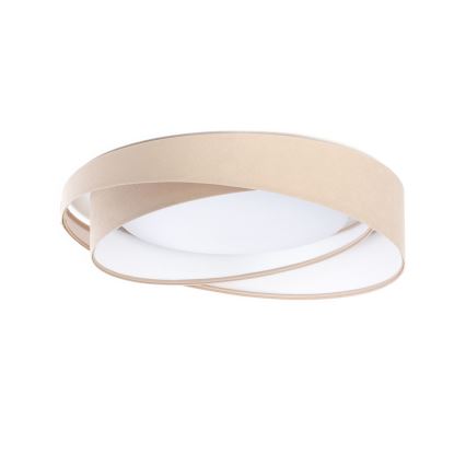 Plafonnier LED dimmable SMART GALAXY MODERN LED/24W/230V 3000-6500K Ø 55 cm beige/blanc + télécommande