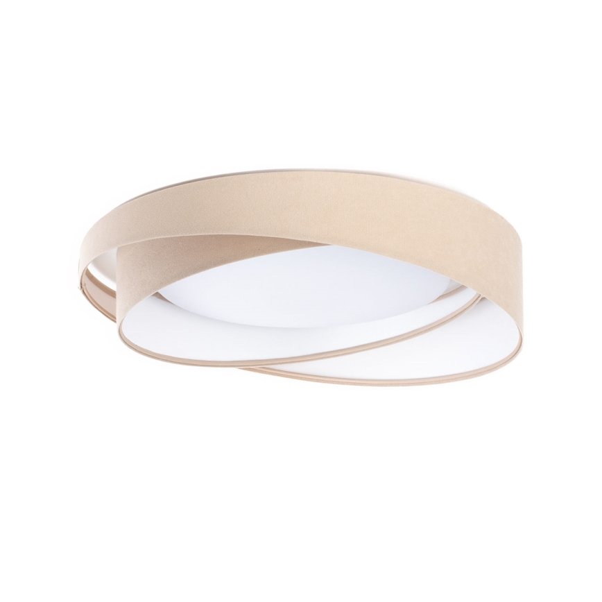 Plafonnier LED dimmable SMART GALAXY MODERN LED/24W/230V 3000-6500K Ø 55 cm beige/blanc + télécommande