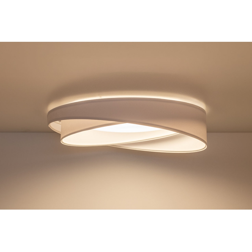 Plafonnier LED dimmable SMART GALAXY MODERN LED/24W/230V 3000-6500K Ø 55 cm blanc + télécommande