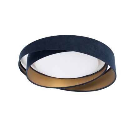 Plafonnier LED dimmable SMART GALAXY MODERN LED/24W/230V 3000-6500K Ø 55 cm bleu/doré + télécommande
