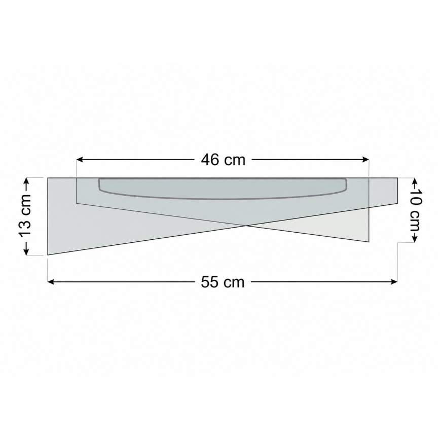 Plafonnier LED dimmable SMART GALAXY MODERN LED/24W/230V 3000-6500K Ø 55 cm bleu/doré + télécommande