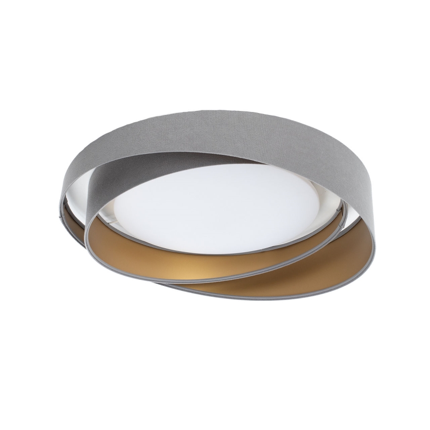 Plafonnier LED dimmable SMART GALAXY MODERN LED/24W/230V 3000-6500K Ø 55 cm gris/doré + télécommande