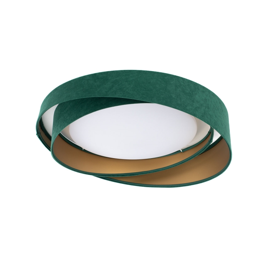 Plafonnier LED dimmable SMART GALAXY MODERN LED/24W/230V 3000-6500K Ø 55 cm vert/doré + télécommande