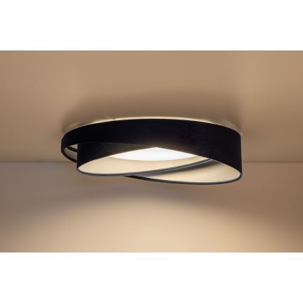 Plafonnier LED dimmable SMART GALAXY MODERN LED/24W/230V 3000-6500K Ø 55 cm bleu/argenté + télécommande