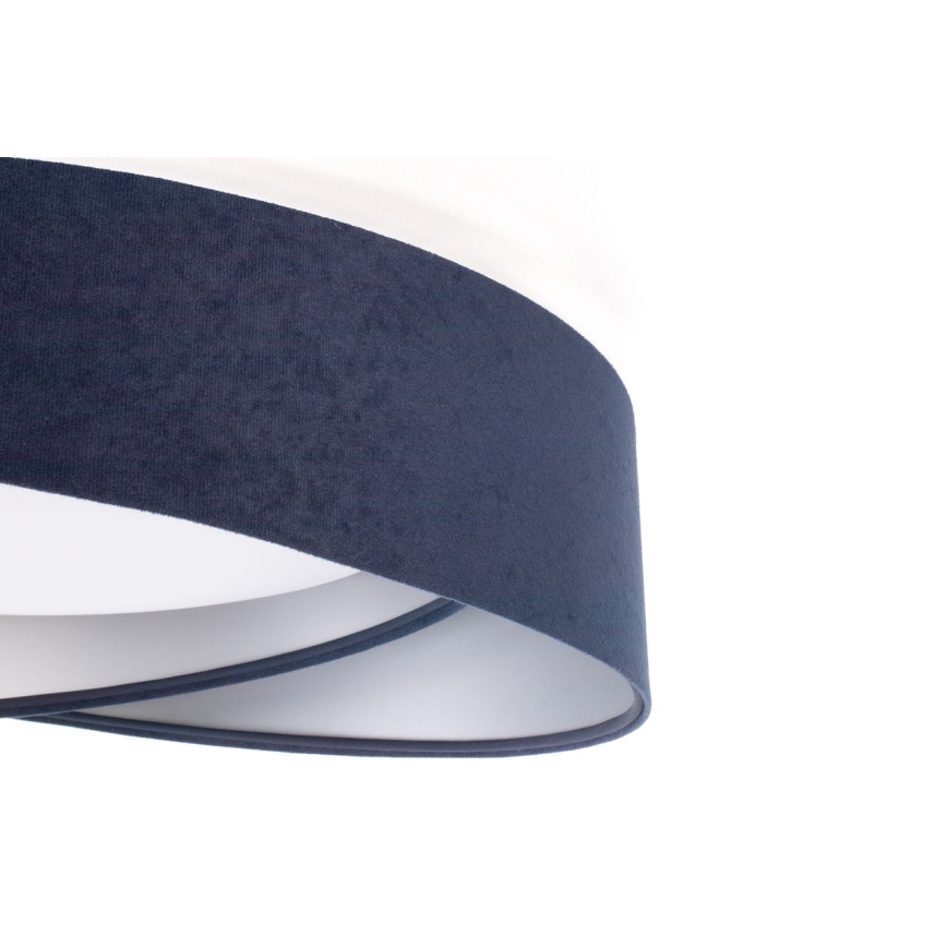 Plafonnier LED dimmable SMART GALAXY MODERN LED/24W/230V 3000-6500K Ø 55 cm bleu/argenté + télécommande