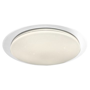 Plafonnier LED dimmable SONIC LED/100W/230V 3000-6000K Ø 85 cm blanc + télécommande